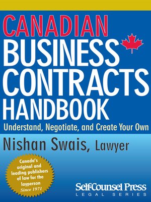 cover image of Canadian Business Contracts Handbook